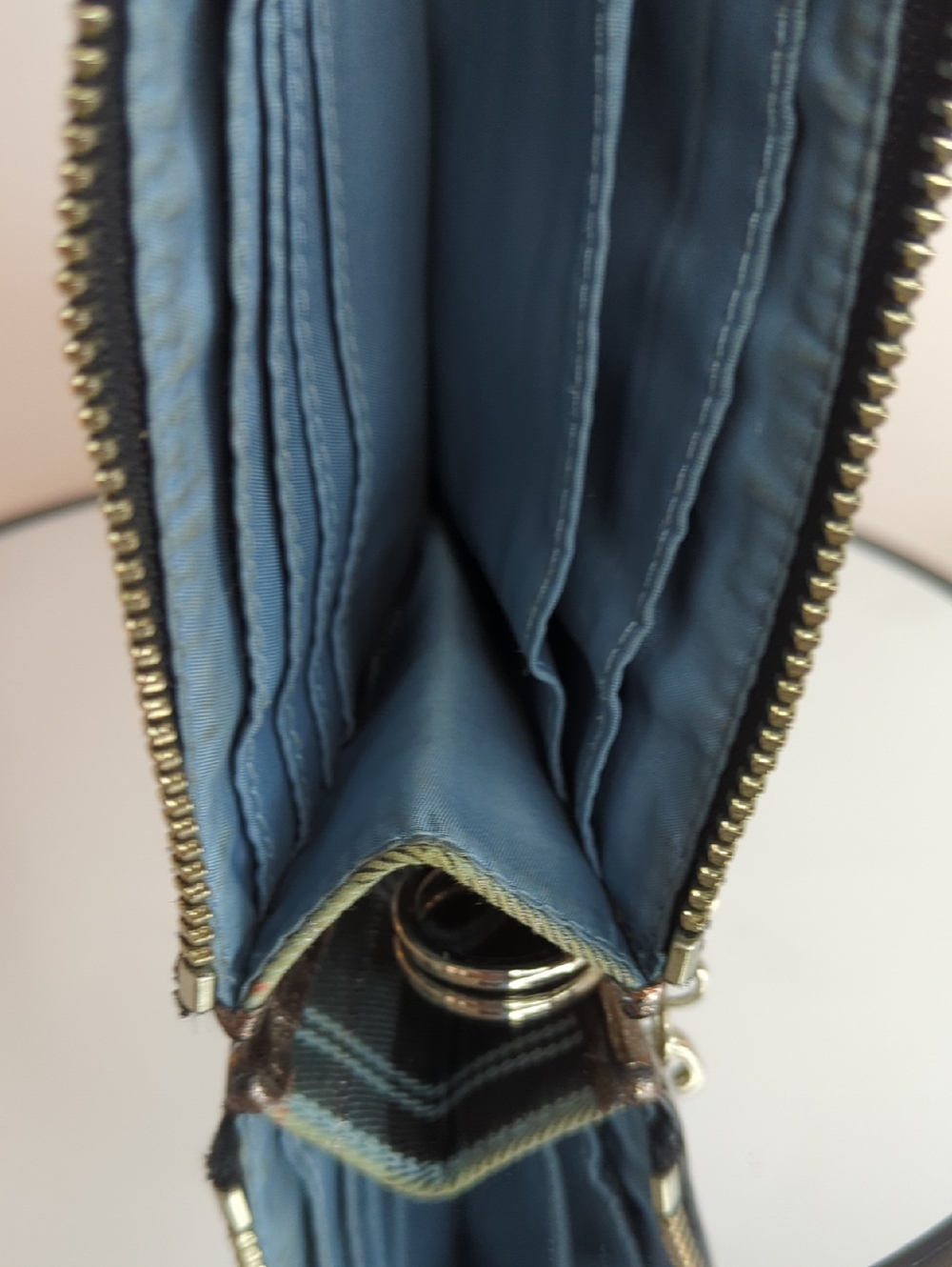 Coach Poppy Tartan Plaid Long Fabric Wallet ... Fits Your Phone! - Picture 7 of 7